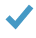 Blue Check Mark Icon