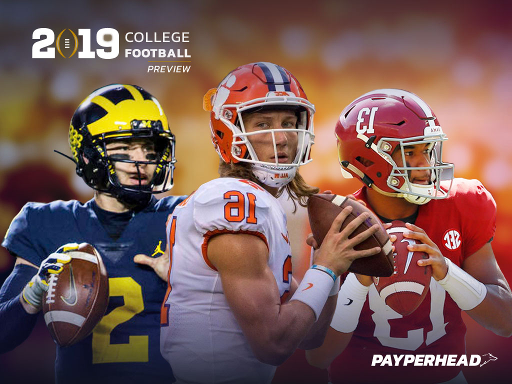 2019 College Football Preview concept