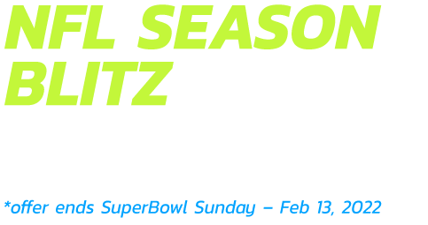 NFL Season Blitz $3 Per Head Until Superbowl